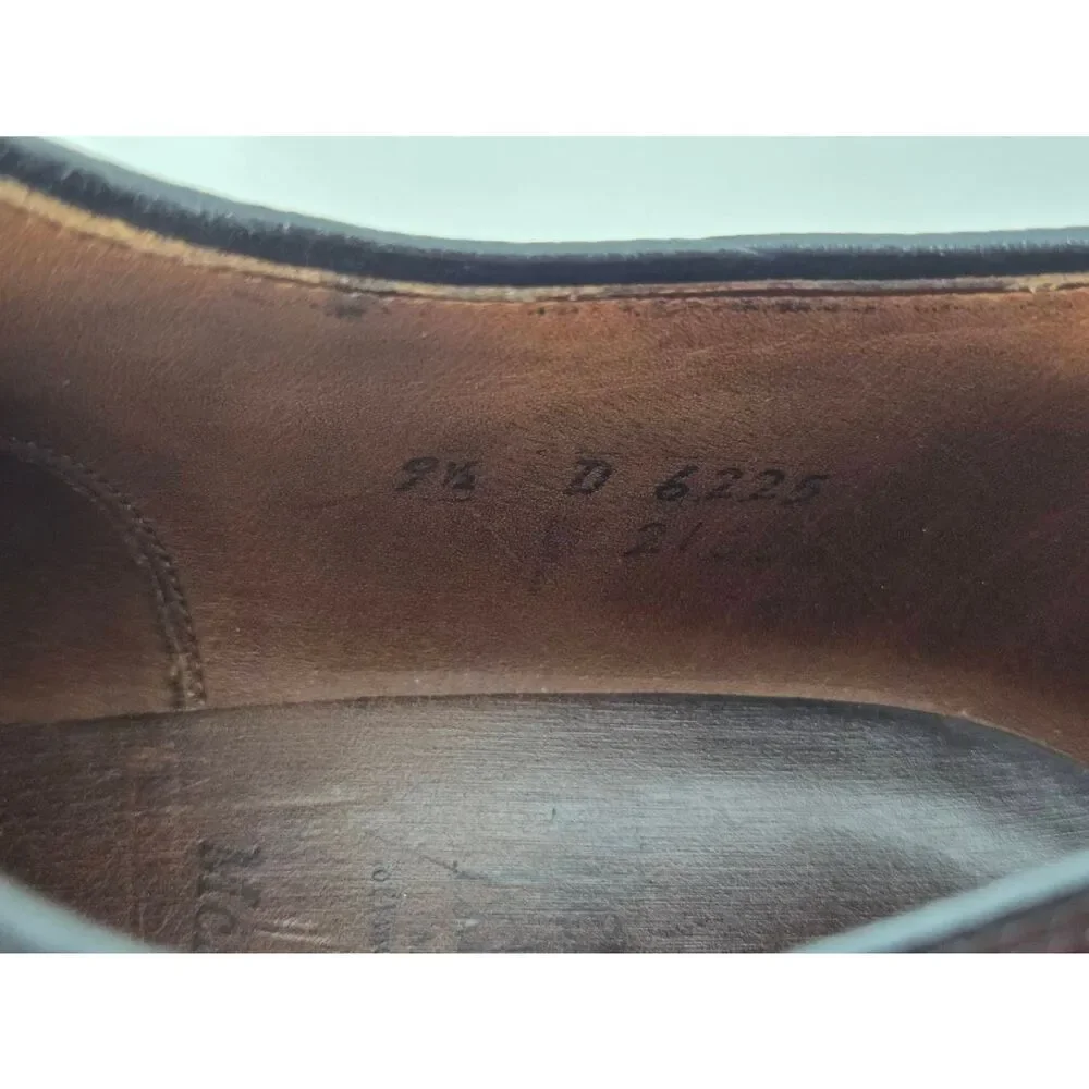 ALLEN EDMONDS MCALLISTER WINGTIP BROGUE MEDALLION TOE CORDOVAN OXFORD MENS 9.5 D